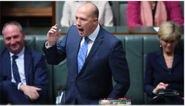 Australian Immigration Minister Peter Dutton (Photo: AAP).