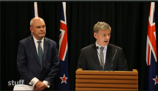 Bill English speaking